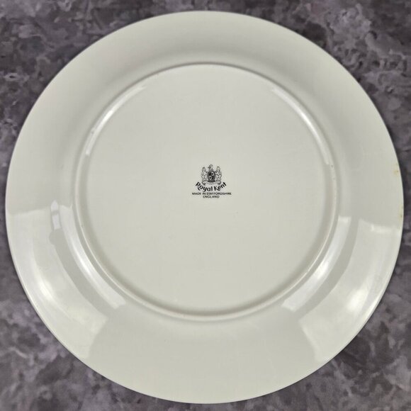 Royal Kent 3 Piece Set cup Saucer Bread Plate Apples Pears Fruits Vintage - Picture 8 of 16